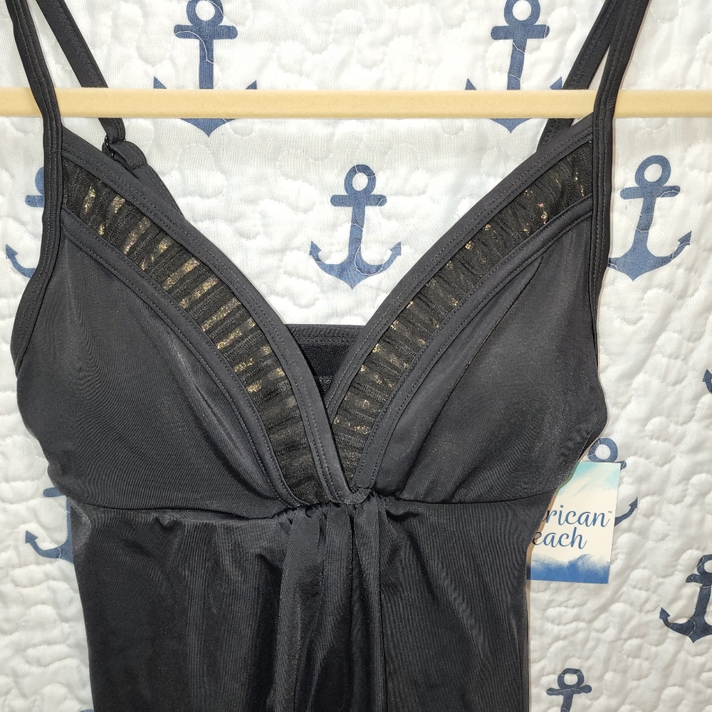 NWT Women's Tankini American Beach Size S - Picture 2 of 5